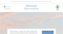 Desktop Screenshot of karlssonsbegravningar.se